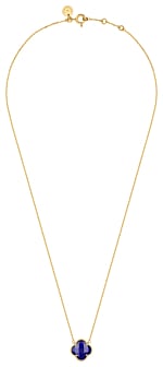 Morganne Bello Lapis Lazuli Yellow Gold Victoria Necklace