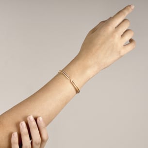 Alif Yellow Gold Bangle