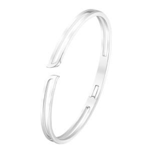 Alif White Gold Bangle