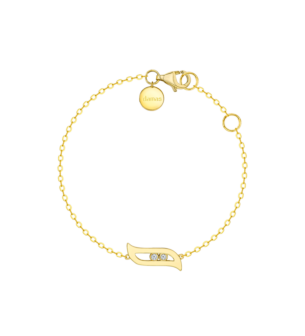 Alif Brilliance 18k Yellow Gold and Diamond Bracelet