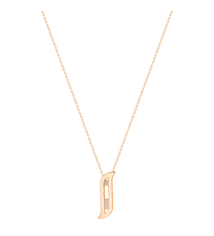Alif Brilliance 18k Rose Gold and Diamond Necklace