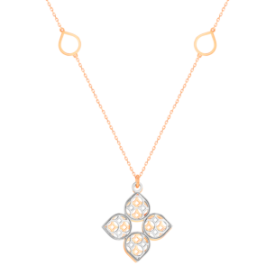 AL Qasr Zahra Necklace in 18K Rose Gold
