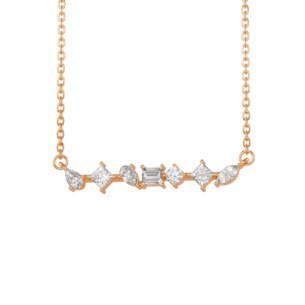 Aerial 18k Yellow Gold Diamond Necklace