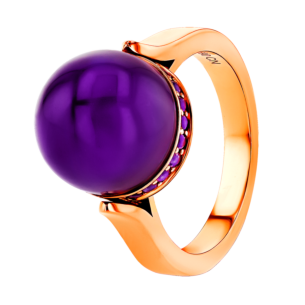 Dome Nobel Amethyst Ring 