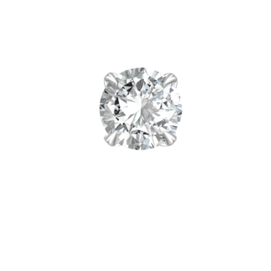 Gaia Brilliant 4 Carat Lab-Grown Diamond Stud Earrings in 18K White Gold 