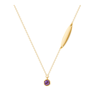 Children's Jewellery Ara Amethyst February Birthstone Necklace      