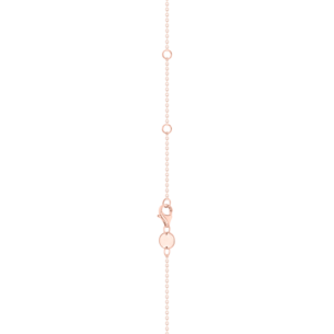 Alif Rose Gold Diamond Necklace